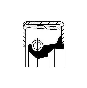 Těsnicí kroužek hřídele, náboj kola CORTECO 01003238B