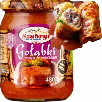 Hotové jídlo Hotová jídla ve sklenici Holubky v rajské omáčce Szubryt 480 g