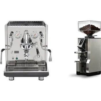 Kávovar ECM Synchronika II + Eureka Mignon Libra, CR chrome