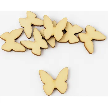 Motýlek Dřevěný výřez motýlek č.3