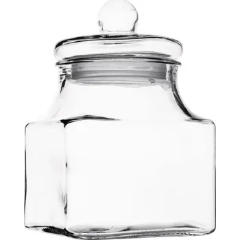 Dóza na potraviny Olympia dóza na sušenky 2,4l sklenice hranatá