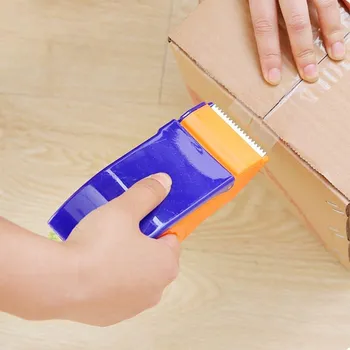 Lepicí páska Lepička na krabice 16 × 8,2 × 5,8 cm Oranžovo-modrá