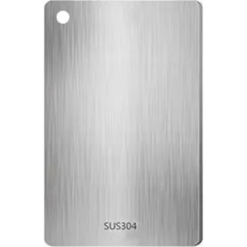 Kuchyňské prkénko PRKÉNKO NA KRÁJENÍ Z NEREZOVÉ OCELI ROBUSTNÍ 24x14 cm OBOUSTRANNÉ, HYGIENICKÉ