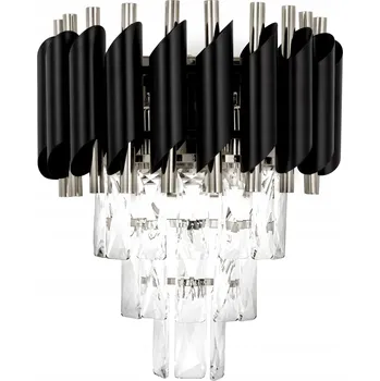 Nástěnné svítidlo Nástěnné křišťálové svítidlo stříbrné luxusní Luxury ZLA7229