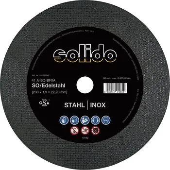 Řezný kotouč SOLIDO řezný kotouč rovný 125 x 1.0 mm 2v1 tenký