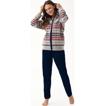 Dámský dres Luna 341 M-2XL indigo/granát L