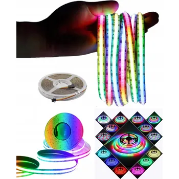 LED osvětlení LED PÁSEK 1M COB NEON RGBIC 576 LED/M WS2811 10mm barevná duha IP20 12V