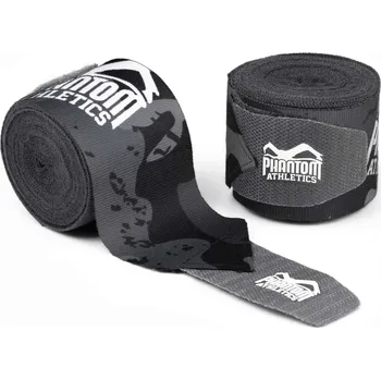 Bandáž na box a MMA PHANTOM Boxerské Bandáže 2,5 m - Camo černé - PHWR2786