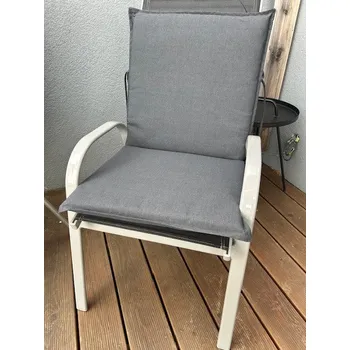 Vingo Podsedák na zahradní křeslo - 50x95 cm, šedý