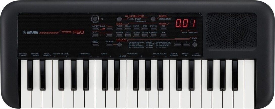 Yamaha PSS-A50 Keyboard s dynamikou Black