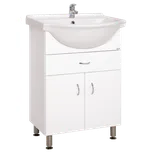 Koupelnová skříňka s umyvadlem Keramia Pro 60x50 cm bílá PRO60Z - PRO60Z