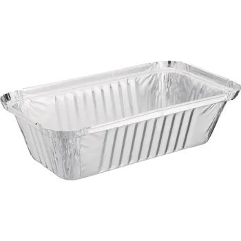 Jednorázové nádobí Fiesta Velké obdélníkové nádoby z hliníkové fólie 500 ks