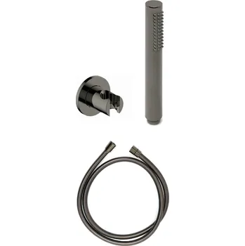 Sprchový set Vanový set SAT Dark s držákem sprchy a sprchovou hadicí PVD Gun Metal SATBSVSDA - SATBSVSDA