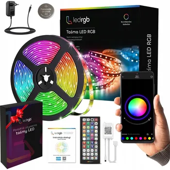 LED osvětlení LED pásek 5 m ledrgb RGB 5050 Bluetooth