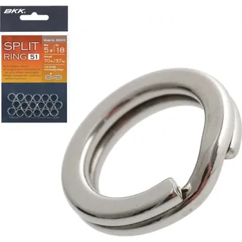 BKK HOOKS BKK Kroužky Split Ring 51 VELIKOST: 1, NOSNOST [ kg ]: 14kg