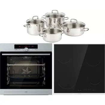 Vestavná trouba MORA VTCS777BX+VDST652X+sada nádobí