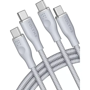 Datový kabel Voltme Powerlink Rugg CTC 5A/100W 1,8m Grey