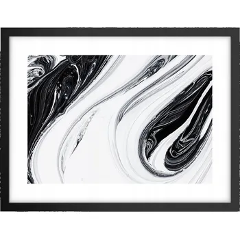 Obraz Obraz plakát v černém rámu do obýváku 40x30 barva plakáty na zeď