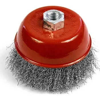 Brusný kotouč Strend Pro Kartáč CCB-501, 125 mm, hrnec, vlnitý, M14x2, drát 0,3 mm