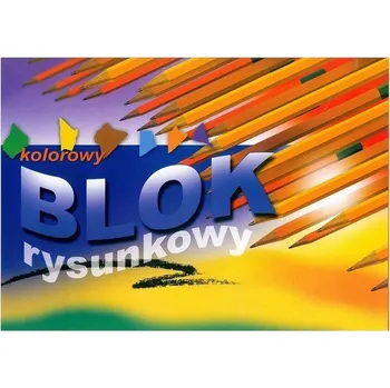 Blok Blok na kreslení A4 Kreska barevný