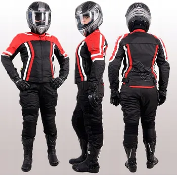 Moto bunda DÁMSKÁ BUNDA + KALHOTY KOMPLET TEXTILNÍ KOM001M