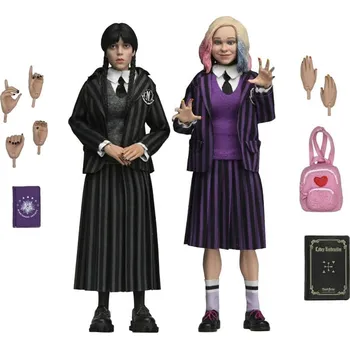 Akční figurka Wednesday - Wednesday Addams (Nevermore Uniform) and Enid 2-Pack 20 cm