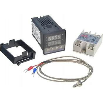 Vrták Regulátor teploty REX C100 + SSR 40DA + termočlánek K