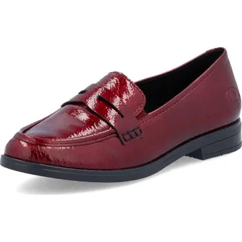 Dámské mokasíny Dámské mokasíny RIEKER 46254-33 červená W5 39