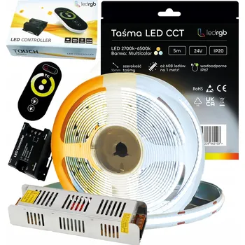 LED osvětlení LED pásek ledrgb 5 m CCT 2700-6500K 24V