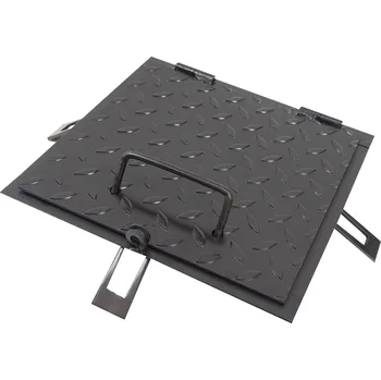 poklop TOPTRADE poklop šachtový, ocelový, lakovaný, 750 x 750 mm, černý (TOPTRADE poklop šachtový, ocelový, lakovaný, 750 x 750 mm, černý)