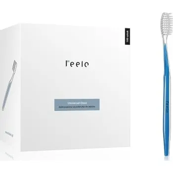 Zubní kartáček Feelo Universal Once jednorázové cestovní kartáčky (modré), 100ks