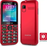 Aligator A930 GPS 4G Senior s aplikací Záchranka červený + nabíjecí stojánek A930R