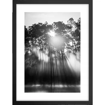 Obraz Obraz plakát v černém rámu do obýváku 30x40 krajina plakáty na zeď