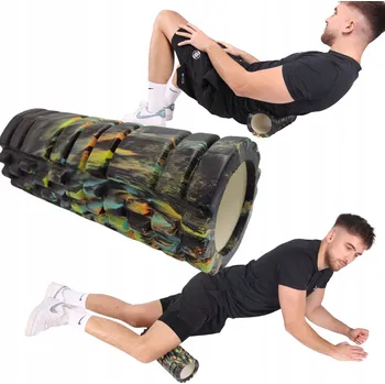 Pěnový válec Masážní válec s výstupky Fit4Med 33 cm x 14 cm růžový