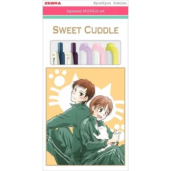 Výtvarná sada Sada produktů Manga Sweet Cuddle Zebra 5 kusů