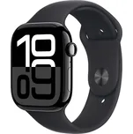 Apple Watch Series 10 46mm Black Aluminium Black Sport Band M/L MWWQ3QC/A