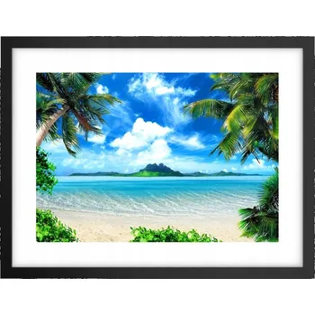 Obraz Obraz plakát v černém rámu do obýváku 40x30 krajina foto na zeď