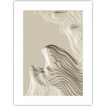 Obraz Obraz plakát do obýváku ložnice 30x40 abstrakce plakáty na zeď bez rámu