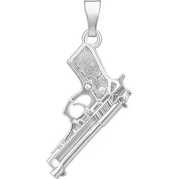 Šperk Stříbrný přívěsek pistole Breta SILVEGOB11719P