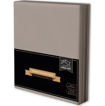 Prostěradlo Prostěradlo Klasické 160x200 CM Bez Gumy BAVLNA 100% tmavě béžová