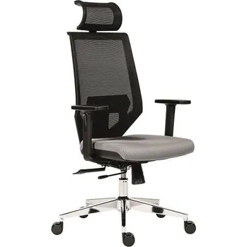 Kancelářská židle Edge - synchro, černá/šedá