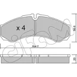 CIFAM Sada brzdových destiček CFM 822-212-6
