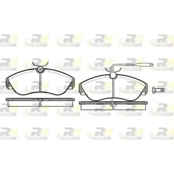 Brzdová destička ROADHOUSE Sada brzdových destiček RDH 2487.02