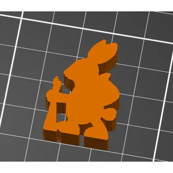 Příslušenství k deskovým hrám MitroCZECH Meeplíci do Divukraje Meeple Divukraj: SKALOVĚŽÍ Králičí cestovatel / Rabbit Traveler (1ks)