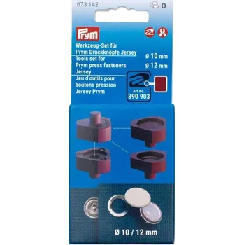 Přípravek pro nýtování druků JERSEY (ø 10 a 12 mm) pro nástroj a kleště Vario - PRYM