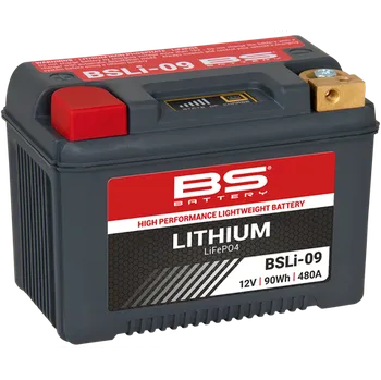 Motobaterie Lithiová motocyklová baterie bs-battery bsli-09 360119