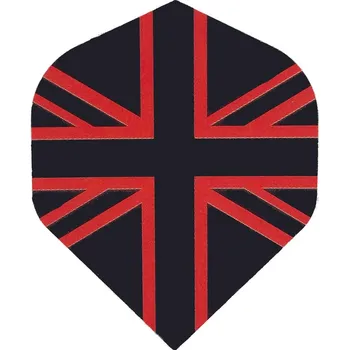 Příslušenství pro šipky Harrows letky Black & Red Union Jack