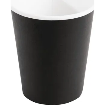 Jednorázové nádobí Fiesta Fiesta jednorázové kelímky na horké nápoje černé 230ml, 50ks
