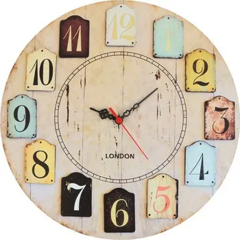 Hodiny Nástěnné hodiny London Ms-44, 40 cm, béžová