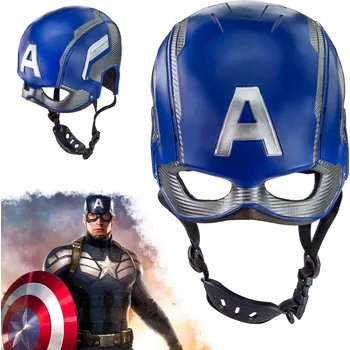 Replika zbraně AF Detailní helma "KAPITÁN AMERIKA" plně nositelná - Marvel/Avengers